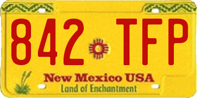 NM license plate 842TFP
