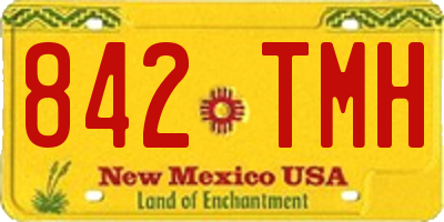NM license plate 842TMH