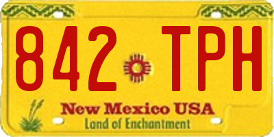 NM license plate 842TPH