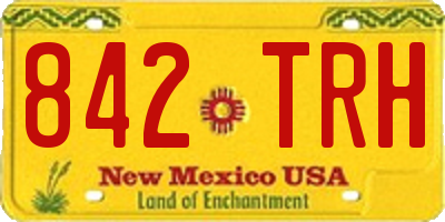 NM license plate 842TRH