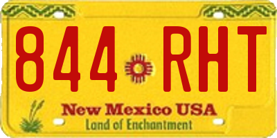 NM license plate 844RHT