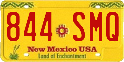 NM license plate 844SMQ