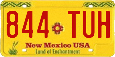 NM license plate 844TUH