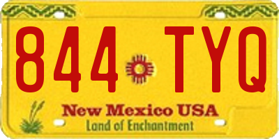 NM license plate 844TYQ