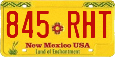 NM license plate 845RHT