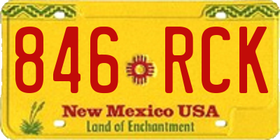 NM license plate 846RCK