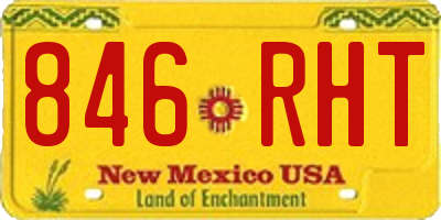 NM license plate 846RHT