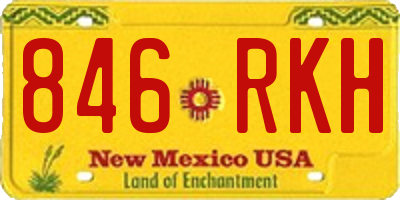 NM license plate 846RKH