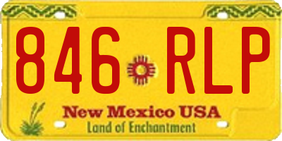 NM license plate 846RLP