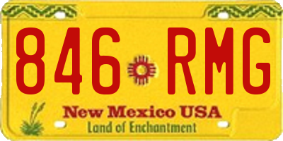 NM license plate 846RMG