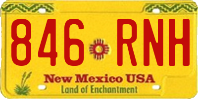 NM license plate 846RNH
