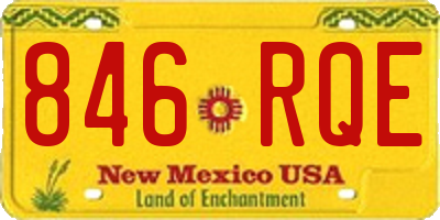 NM license plate 846RQE
