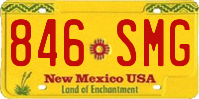 NM license plate 846SMG