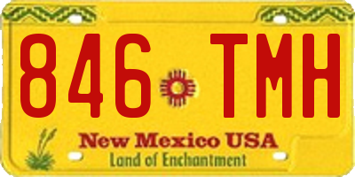 NM license plate 846TMH