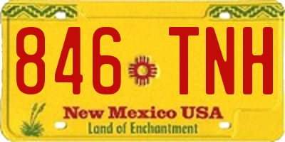 NM license plate 846TNH