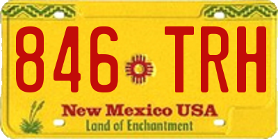 NM license plate 846TRH