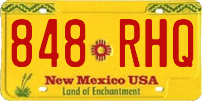 NM license plate 848RHQ