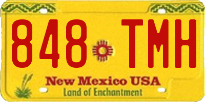 NM license plate 848TMH