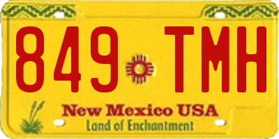 NM license plate 849TMH
