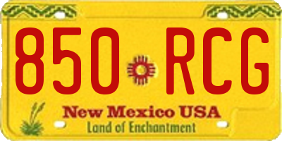 NM license plate 850RCG