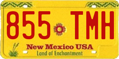 NM license plate 855TMH