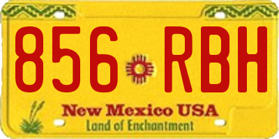 NM license plate 856RBH