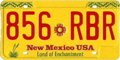 NM license plate 856RBR