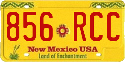 NM license plate 856RCC