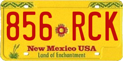 NM license plate 856RCK