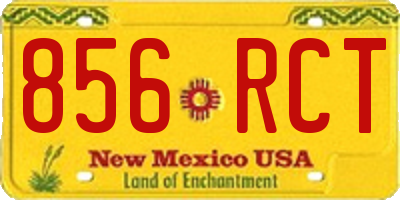 NM license plate 856RCT