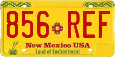 NM license plate 856REF