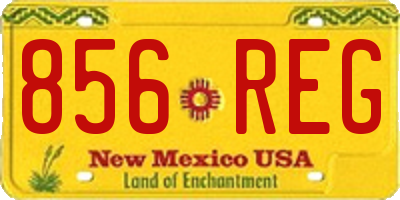 NM license plate 856REG