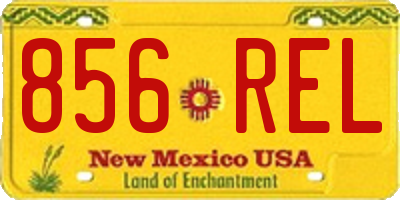 NM license plate 856REL