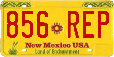 NM license plate 856REP