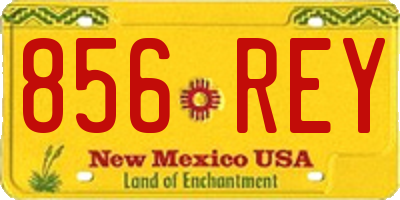 NM license plate 856REY