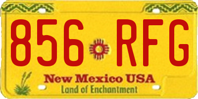 NM license plate 856RFG