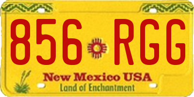 NM license plate 856RGG