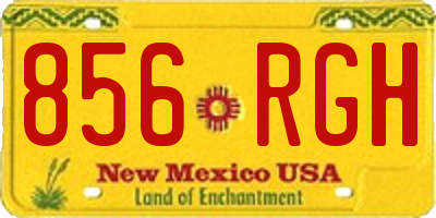 NM license plate 856RGH