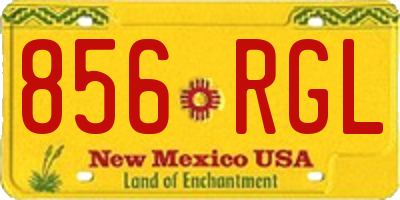 NM license plate 856RGL