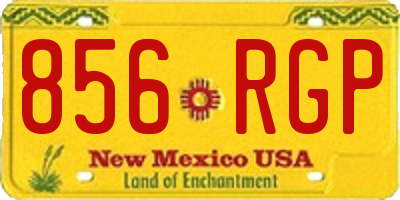 NM license plate 856RGP