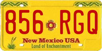 NM license plate 856RGQ