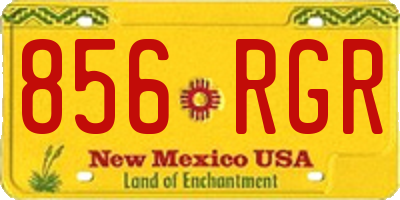 NM license plate 856RGR