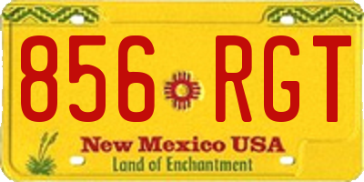NM license plate 856RGT