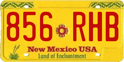 NM license plate 856RHB