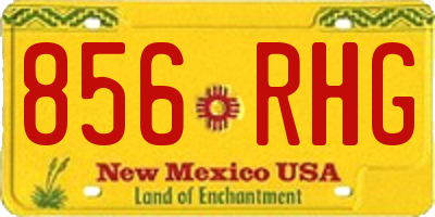 NM license plate 856RHG