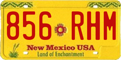 NM license plate 856RHM