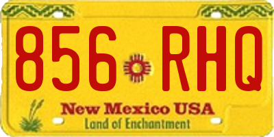 NM license plate 856RHQ