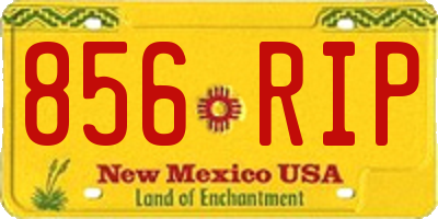 NM license plate 856RIP