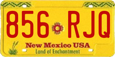 NM license plate 856RJQ