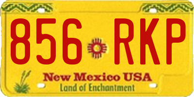 NM license plate 856RKP